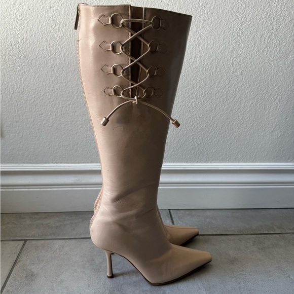 Jimmy Choo Shoes - Jimmy Choo Leather Boots 38 1/2 8 1/2